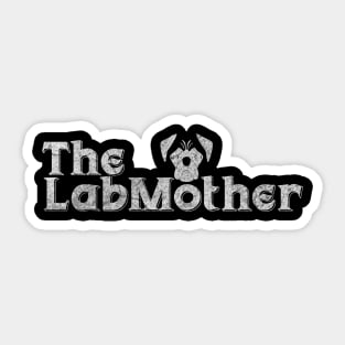 The labrador mother. Dog owner gift Sticker